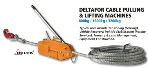 deltafor cable winch uses