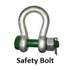 safety bolt bow shackle