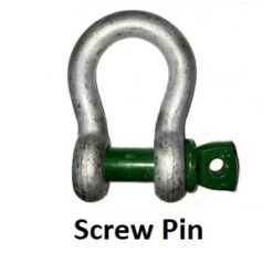 screw pin bow shackle