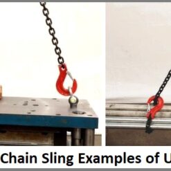 2 leg chain sling examples of use