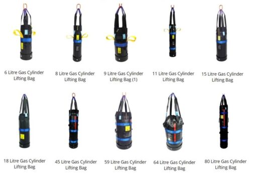 Gas Cylinder Lifting Bags sizes