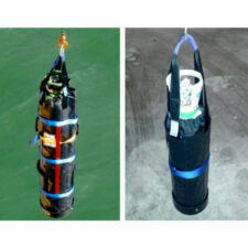 Gas Cylinder Lifting Bags in action