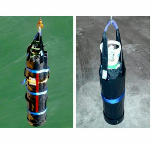 Gas Cylinder Lifting Bags in action