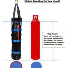 Gas Cylinder Lifting Bags measuring