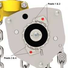 Subsea Chain Block SSC4 quad pawl