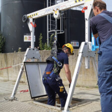 Rapide Aluminium Gantry for fall arrest