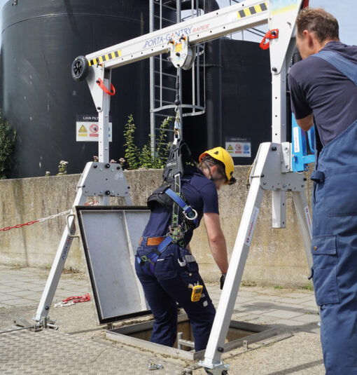 Rapide Aluminium Gantry for fall arrest