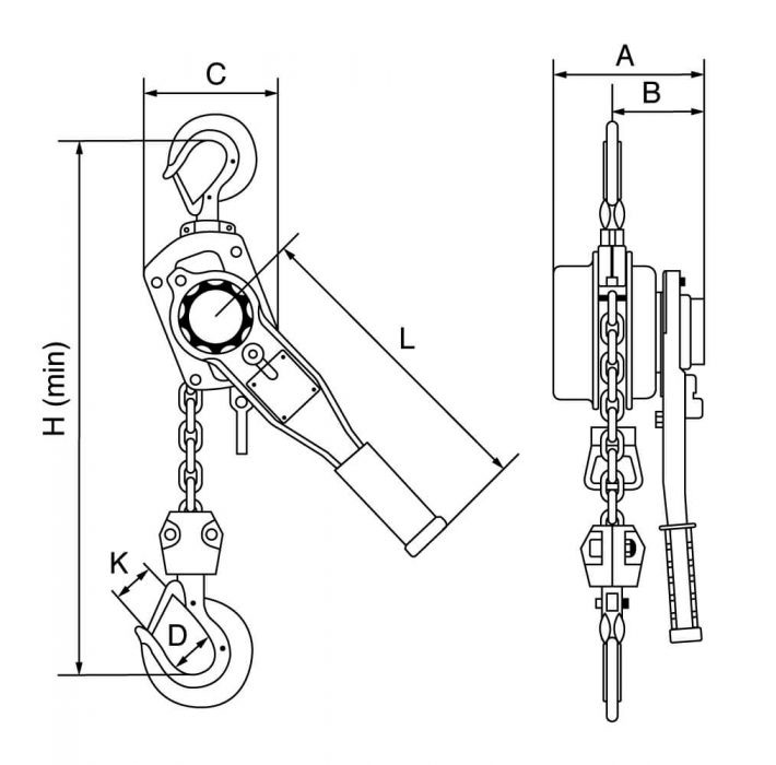 viper pull lift dimensions