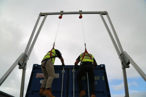 Aluminium Gantry for fall arrest