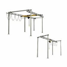 floor mounted light crane system