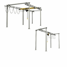floor mounted light cranes