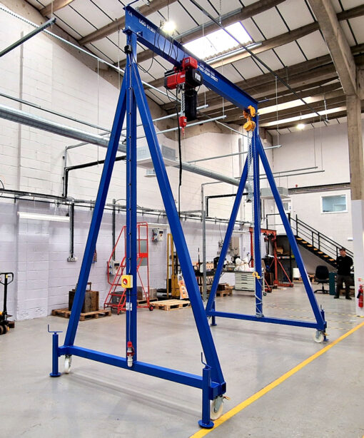 A Frame Gantry with electrics