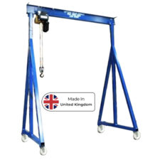 A Frame Gantry cranes made in UK