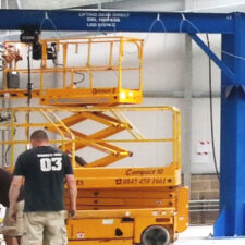 Jib crane installation