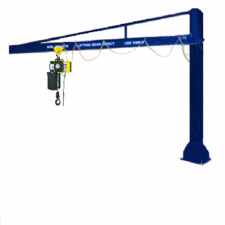 over braced jib crane