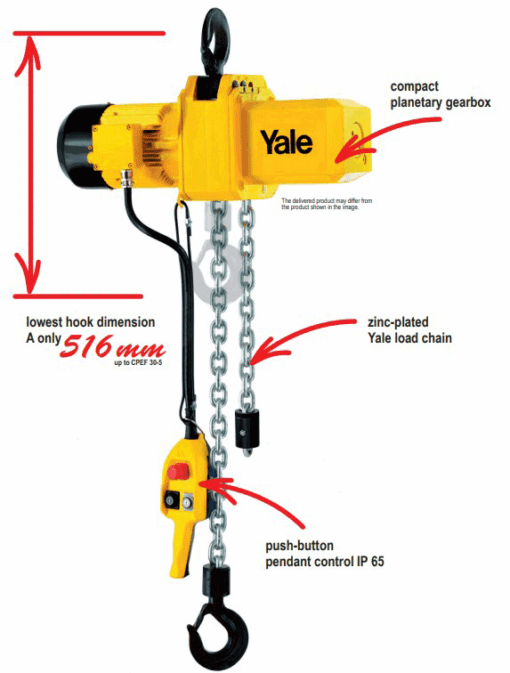Yale CPE/F Electric Hoist features