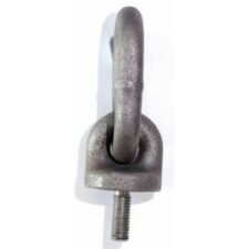 Collared Eye Bolts with Oval Link – side view