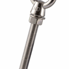 Stainless Steel Long Shank Eye Bolt – Untested